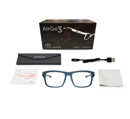Умные очки solos AirGo™ 3 Argon X-8 ABL | Metallic Blue | Blue Blocker